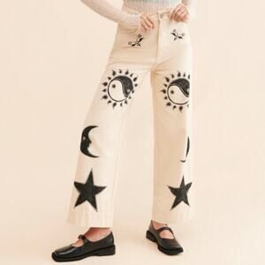 Rare Meadows Rebutia Printed Jeans